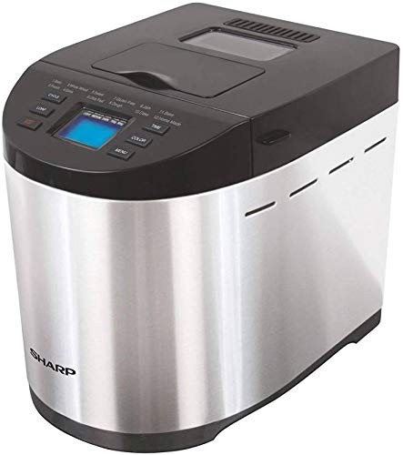 SHARP Atta and Bread Maker for Home, Kitchen | Fully Automatic Functions | 13 Pre Set Menu Including Gluten Free | 3 Crust Colours | Fruit & Nut...